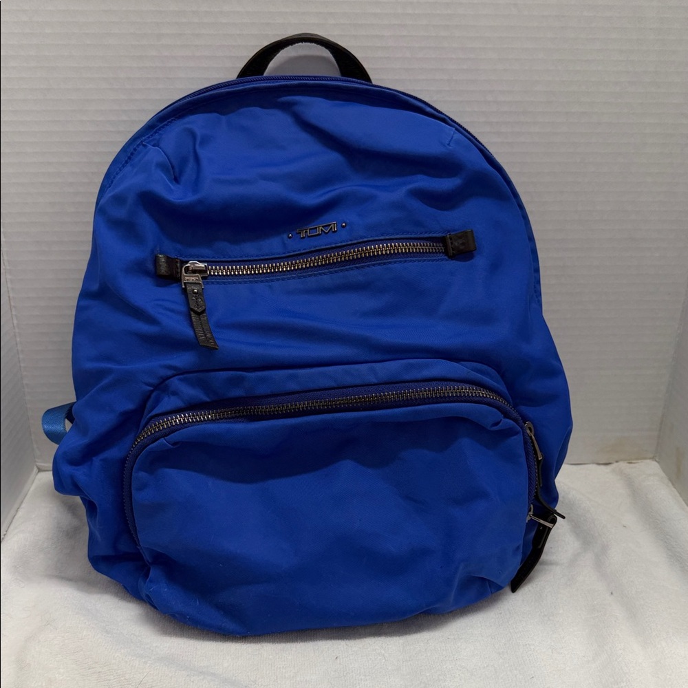 Tumi Electric Blue Nylon Backpack for Men